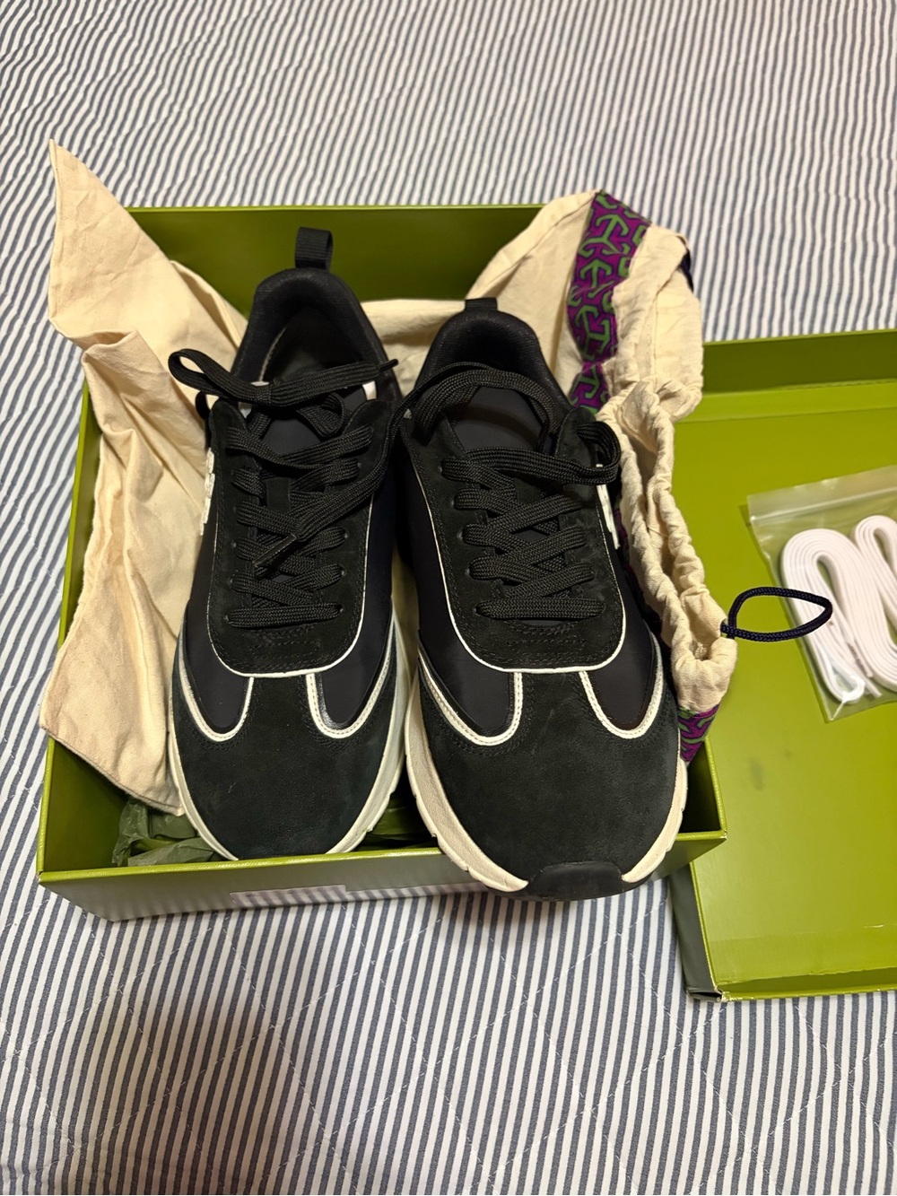 Tory Burch Black Good Luck Trainers